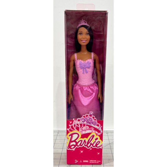 Barbie Princess Nikki Doll Brunette Hair & Shimmery Pink Skirt New DNG15 - Picture 1 of 5